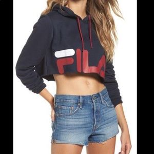 Fila Pam Cropped Hoodie